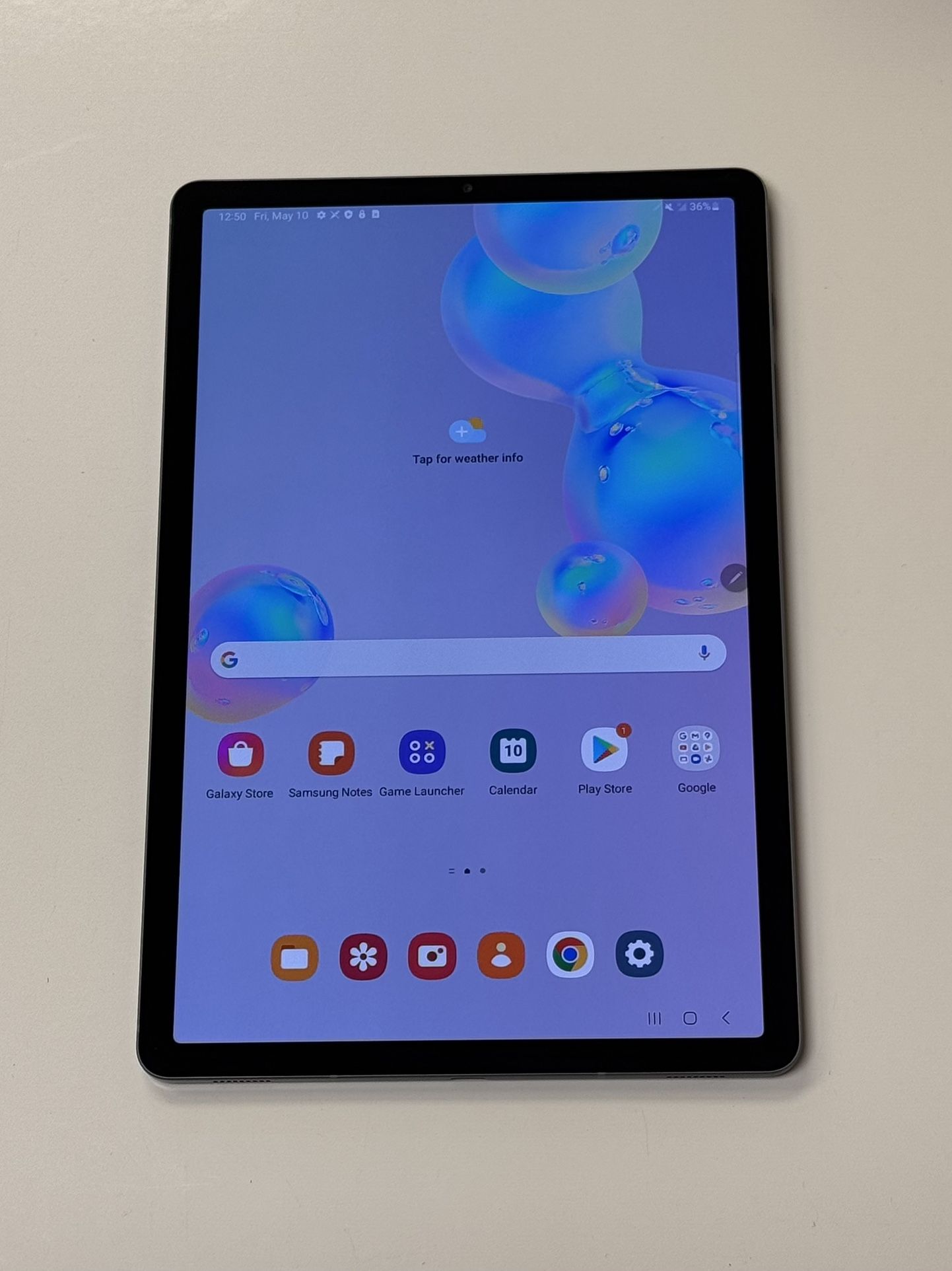 Excellent Samsung Galaxy Tab S6 T867V 10.5" 128GB Gray Wi-Fi + Cellular Unlocked Verizon Tablet