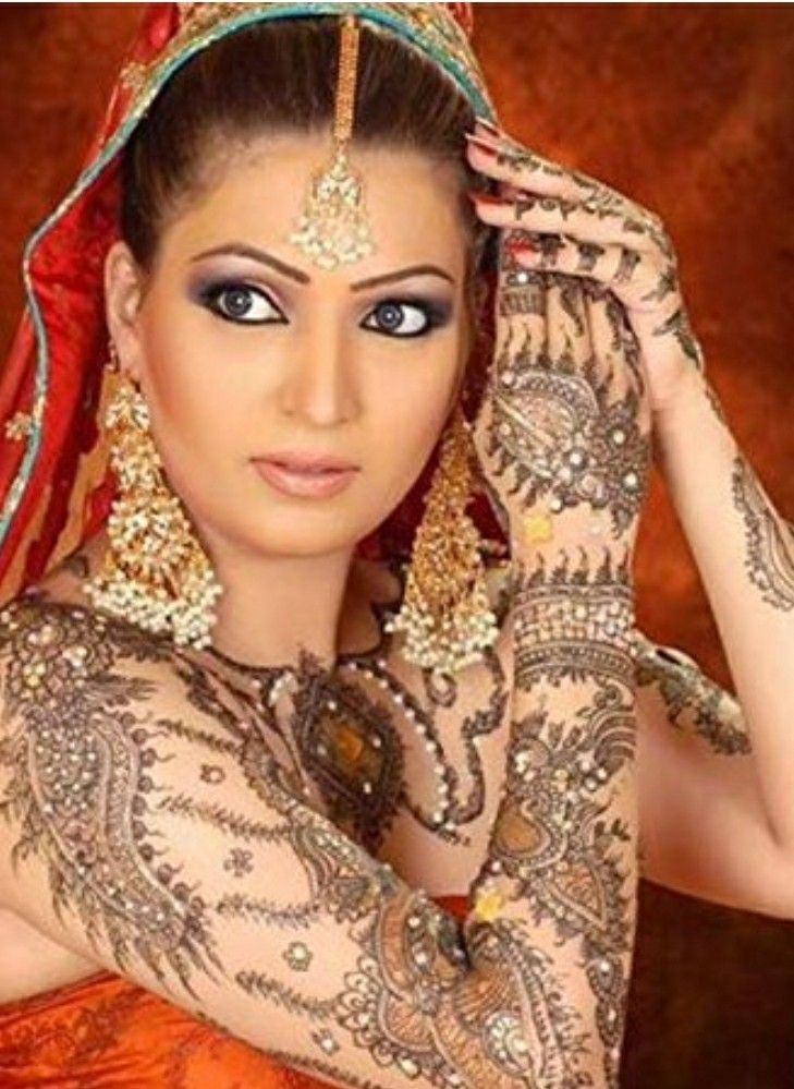 2 Jumbo Herbal Henna Cones and 7 Mirchi Red Henna Cones