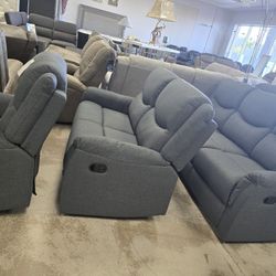 Sofa Set Recliner 3pc