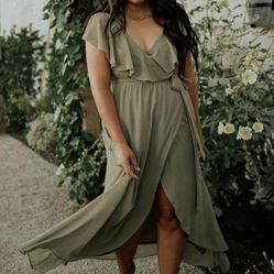 Baltic Born Dress - Dusty Olive 3XL - Bridesmaid // Spring Summer Casual!