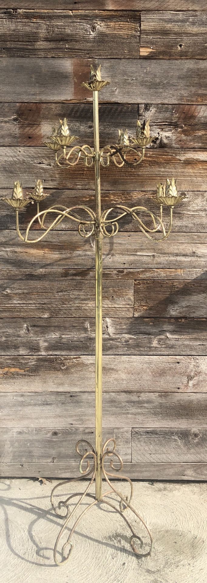 Vintage brass candelabra