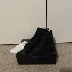 Jordan True Flights (Black / Purple )