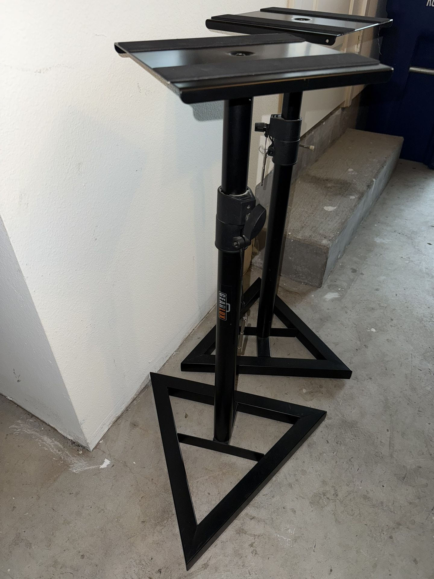 Gearlux Studio Monitor Stands x2