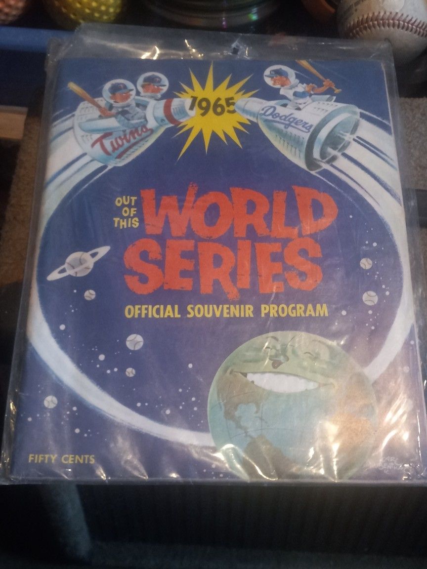 Dodgers 1965 World Series Program