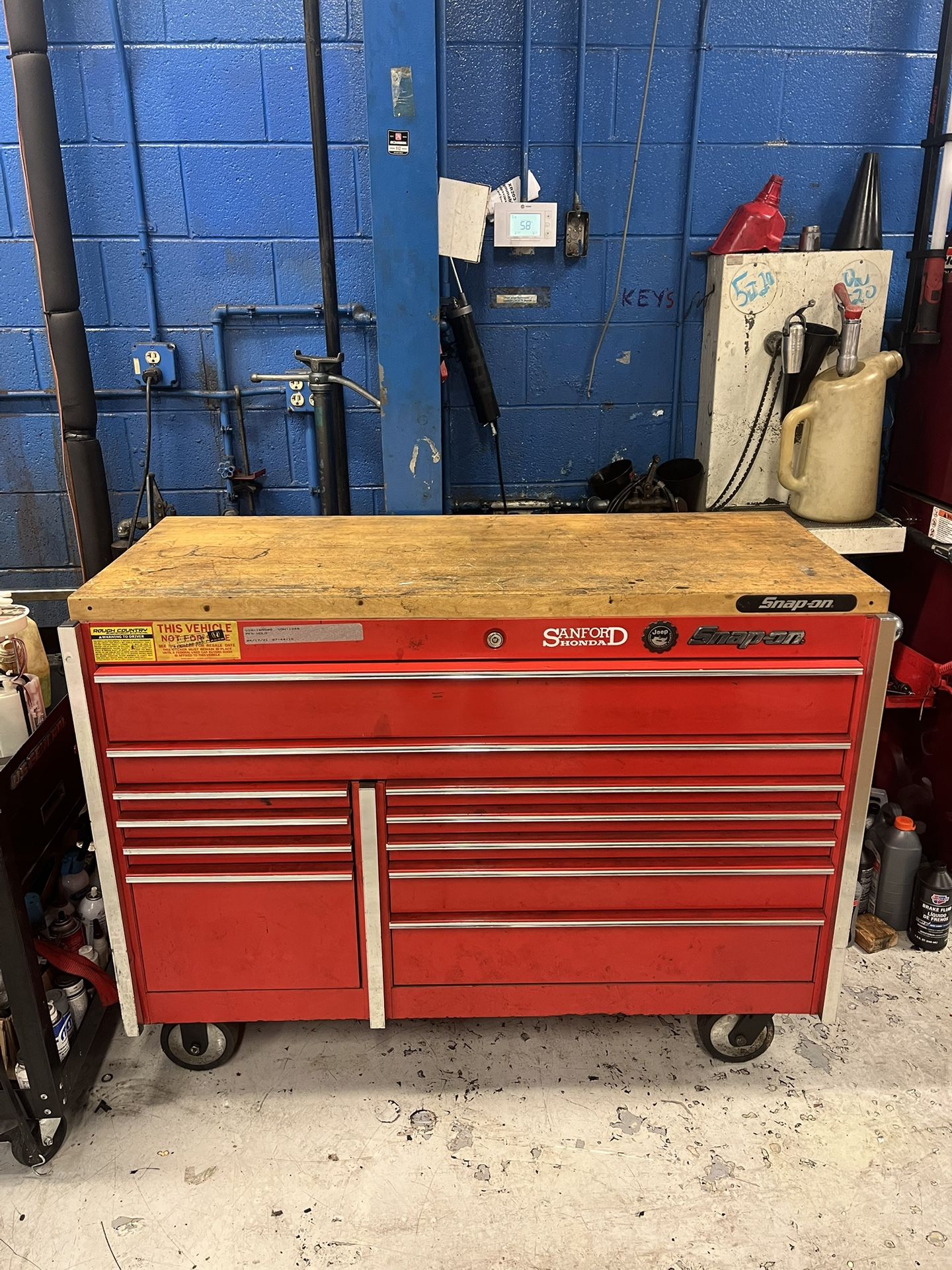 Snap on tool box