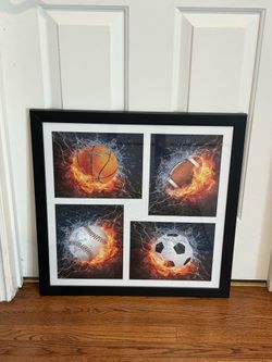 Sports Themed Wall Decor