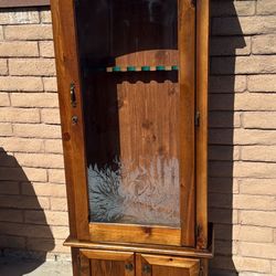 Wooden Gun Display Case 