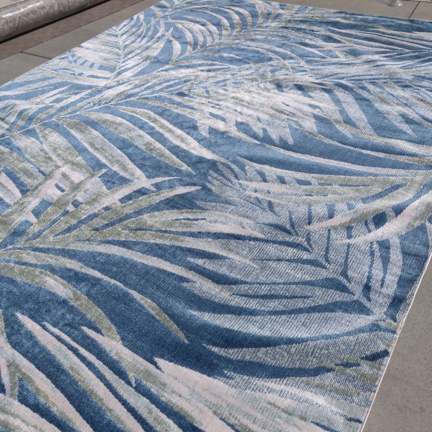 Tommy Bahama Rug 8x10 Indoor / Outdoor New, UV Protection, Easy to Clean, Made in Turkey