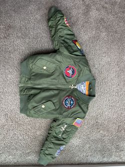 Kids Top Gun Inspired Bomber Jacket
