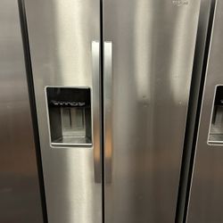 Stainless Double Door Setup | LED Touch Display | Cold Zones + Water/Ice