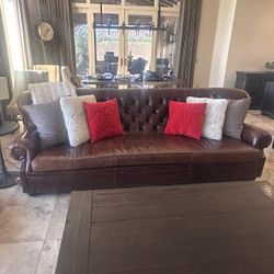 Large Leather Churchill Sofa-Restoration Hardware