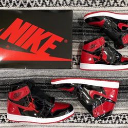 Jordan 1 Patent Bred: Size 4Y Only 