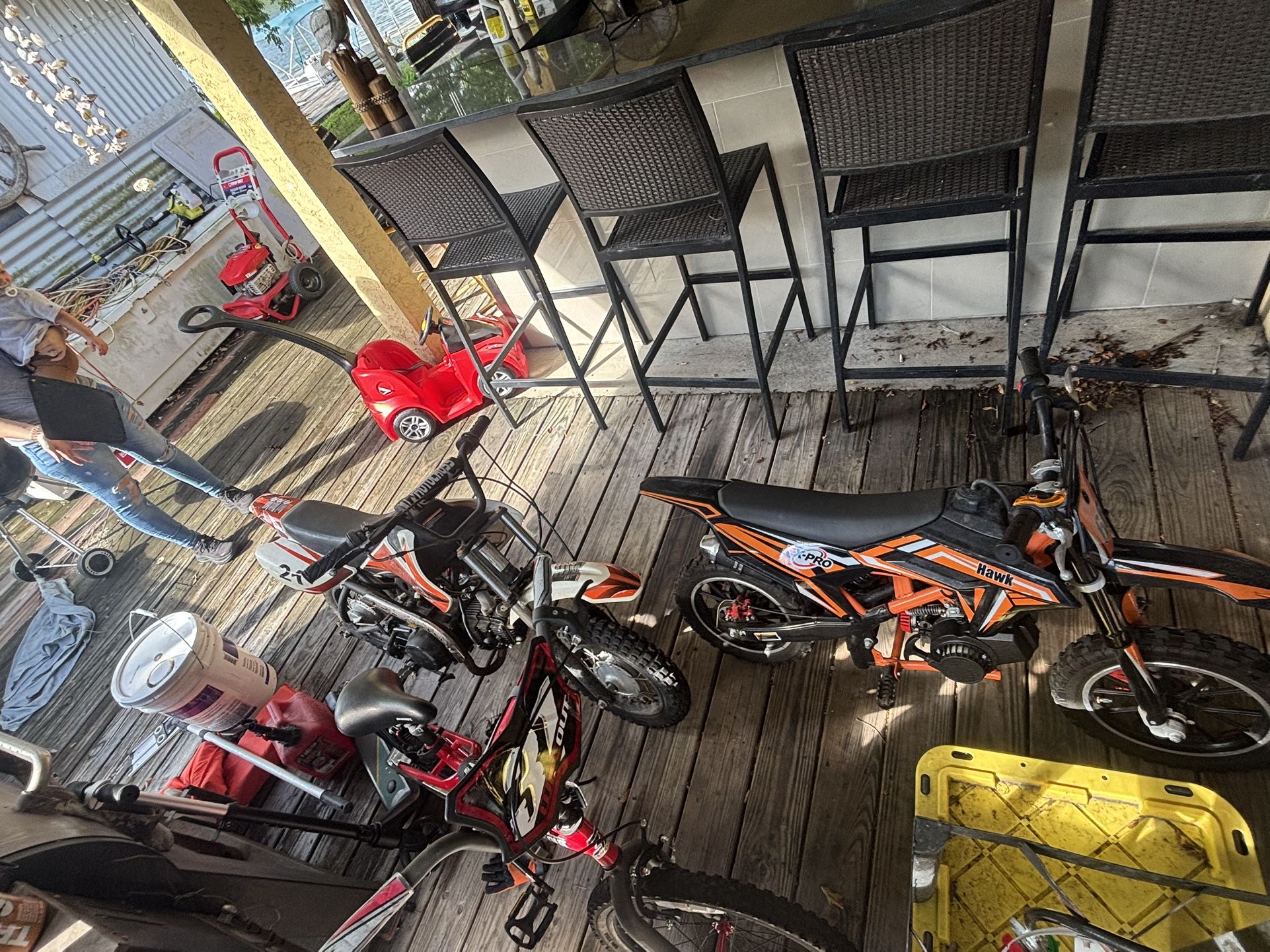 Xpro 110 Dirtbike With Gears And Xpro Hawk 50cc Dirt bike 950obo 