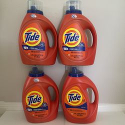 Tide Liquid Laundry Detergent 84oz , (4) Bottles For $40