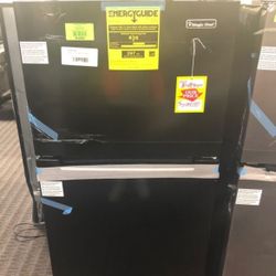 magic chef black top freezer refrigerator 
