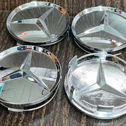 Mercedes Benz Wheel Center Caps 75mmx4