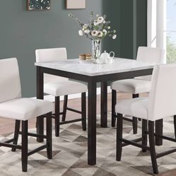 5 Pc Counter Height Set