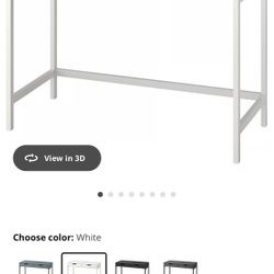 IKEA ALEX Desk with Drawers – White