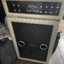 Vintage Kustom 200  Tuck & Roll Amp & Cabinet 60s-70s