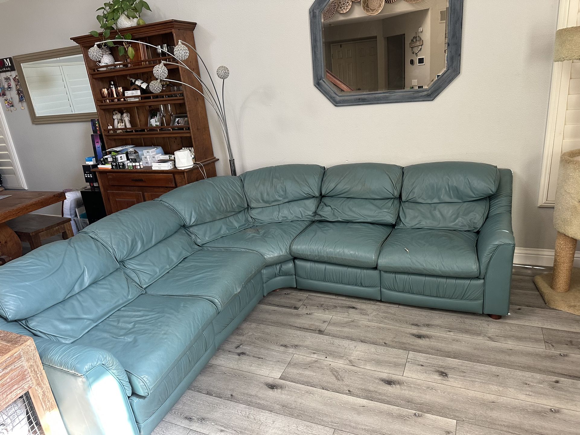 FREE Leather sectional 