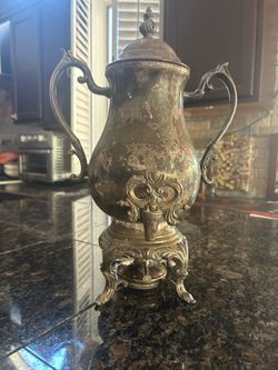 Silver plated samovar