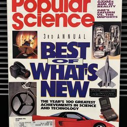 December 1990 Popular Science magazine