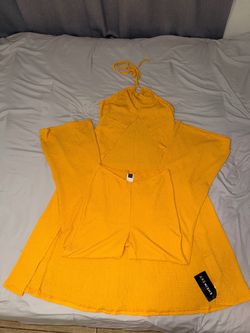 SHEIN SXY Yellow Two Piece Set
