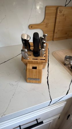 KitchenAid Knife Set with Bamboo Block