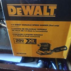 DeWalt cordless sander 20 volt