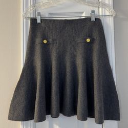 J Crew Woman’s Grey Wool Pencil Skirt