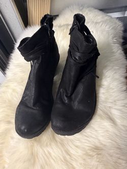 Born suede booties  size 9