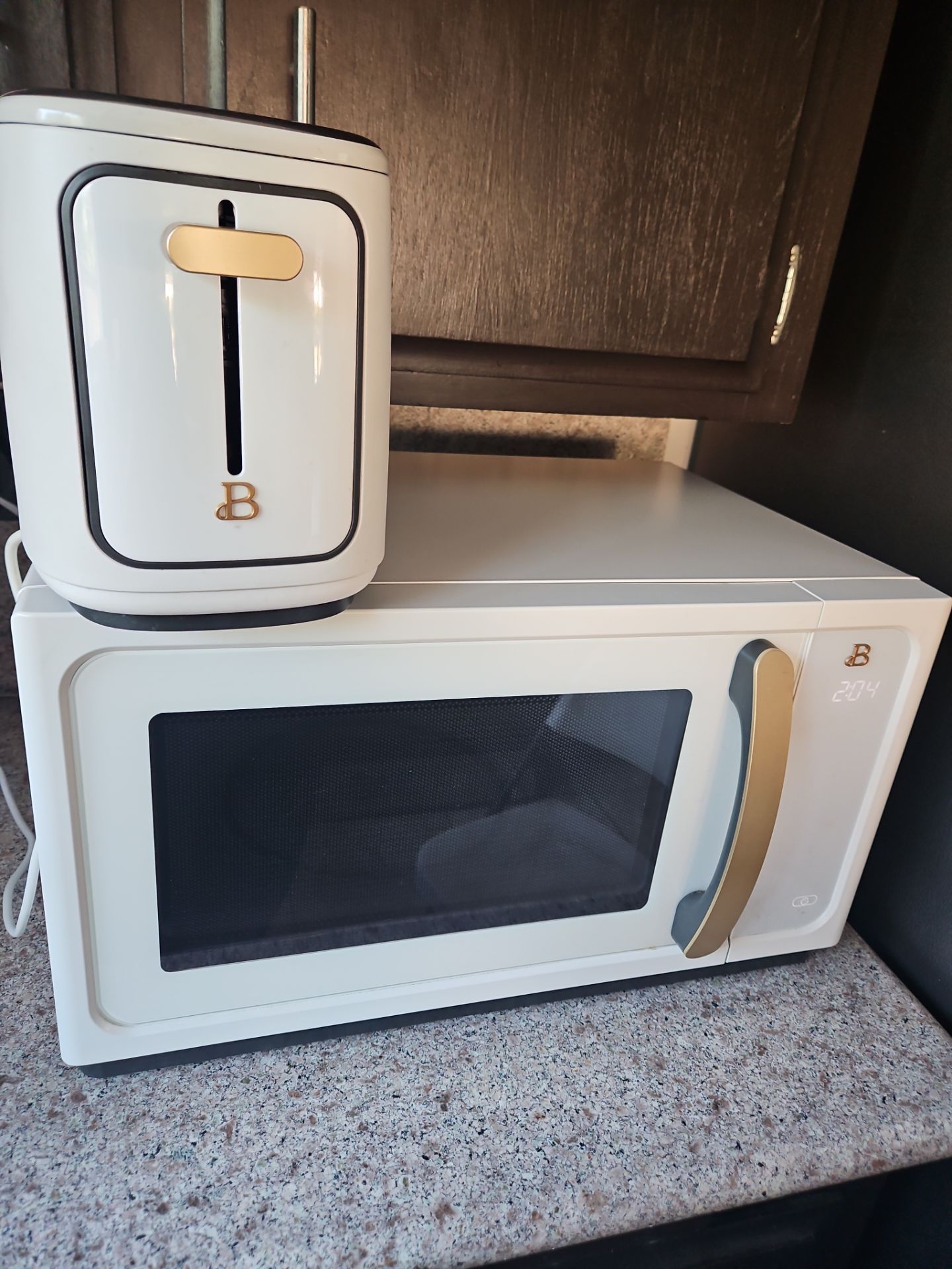 Microwave and Toaster