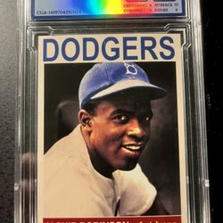 Jackie Robinson ‘47 Year Card #24–Graded 8.5