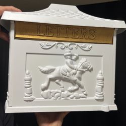 Giantex Cast Aluminum Mailbox with Post