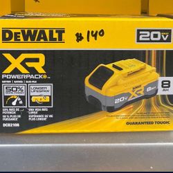 Dewalt New 8ah XR Battery Nuevo 
