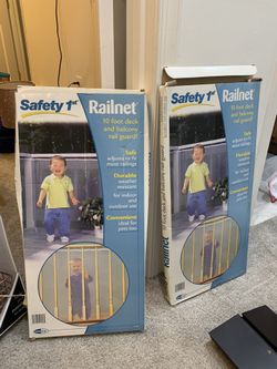 Set of two rail nets/ safety nets