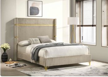 NEW QUEEN AND KING LUX BED WITHOUT MATTRESS AND FREE DELIVERY PAY ON DELIVERY