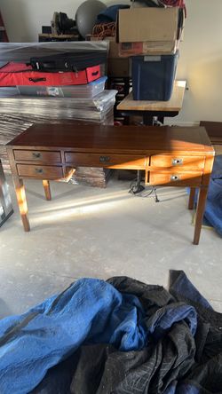 Wood desk