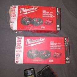 Milwaukee Battery Combo Set