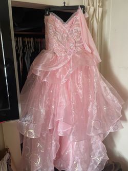 Glinda pink dress with crown