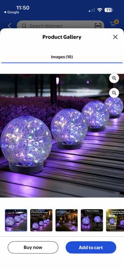 MEHOOM 4 Pack Solar Globe Lights Outdoor Waterproof, 30LED Solar Cracked Garden Lights Outdoor for Patio, Yard, Lawn, and Landscape Decorations