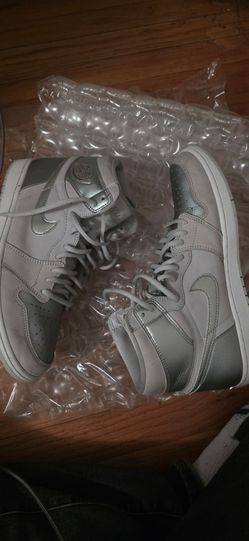 Nike Air Jordan 1 Grey Silver White Size 11