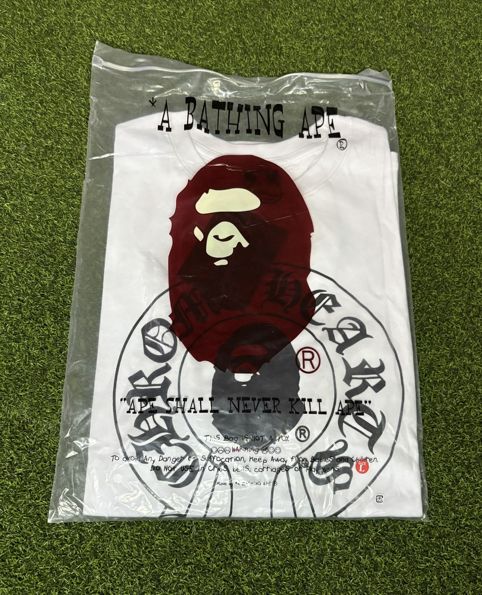 Mens Bape Tee Size LARGE