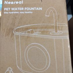 Neareal Stainless Steel Pet Fountain 
