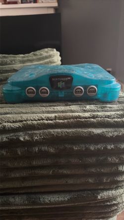 Nintendo 64 blue