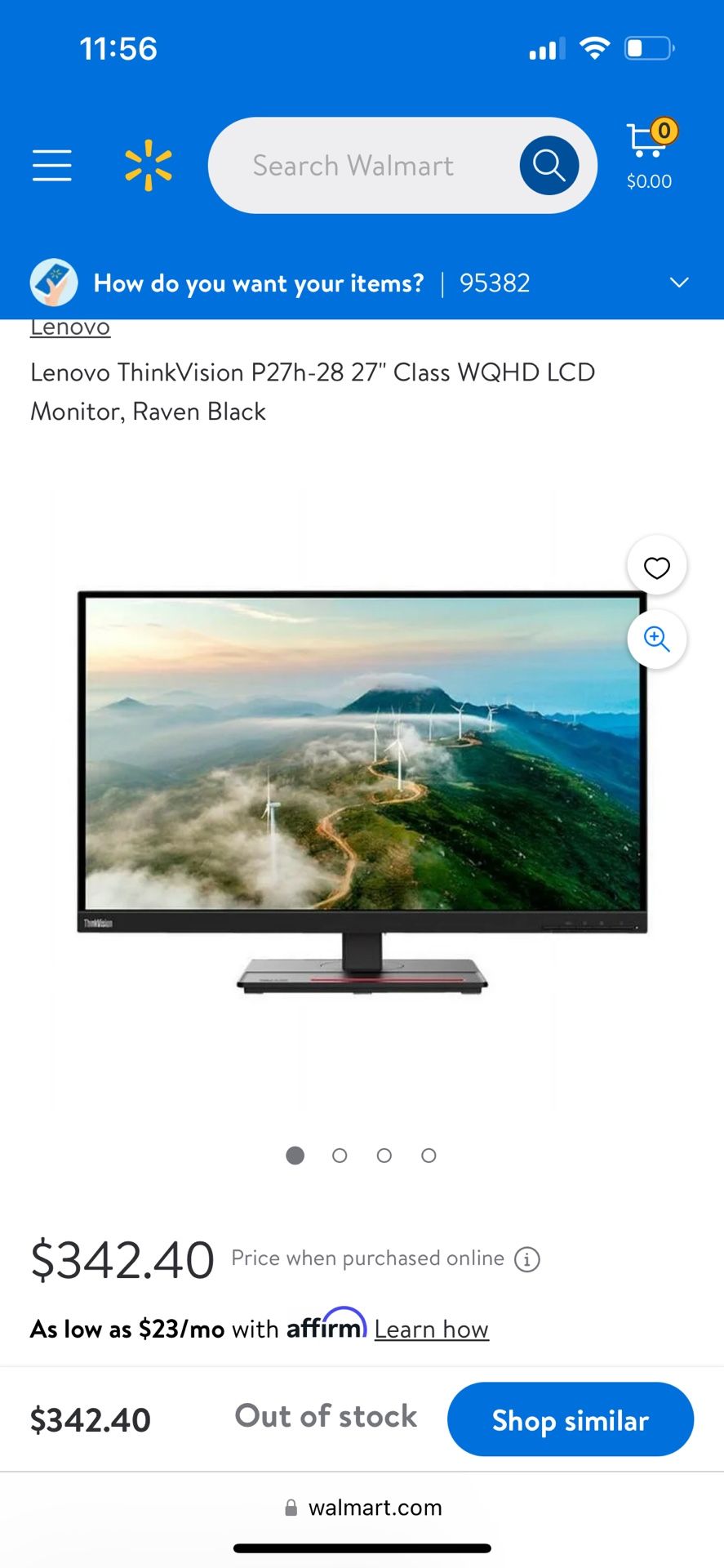 Lenovo Thinkvision P27h-28 Flat Monitor - New In Box