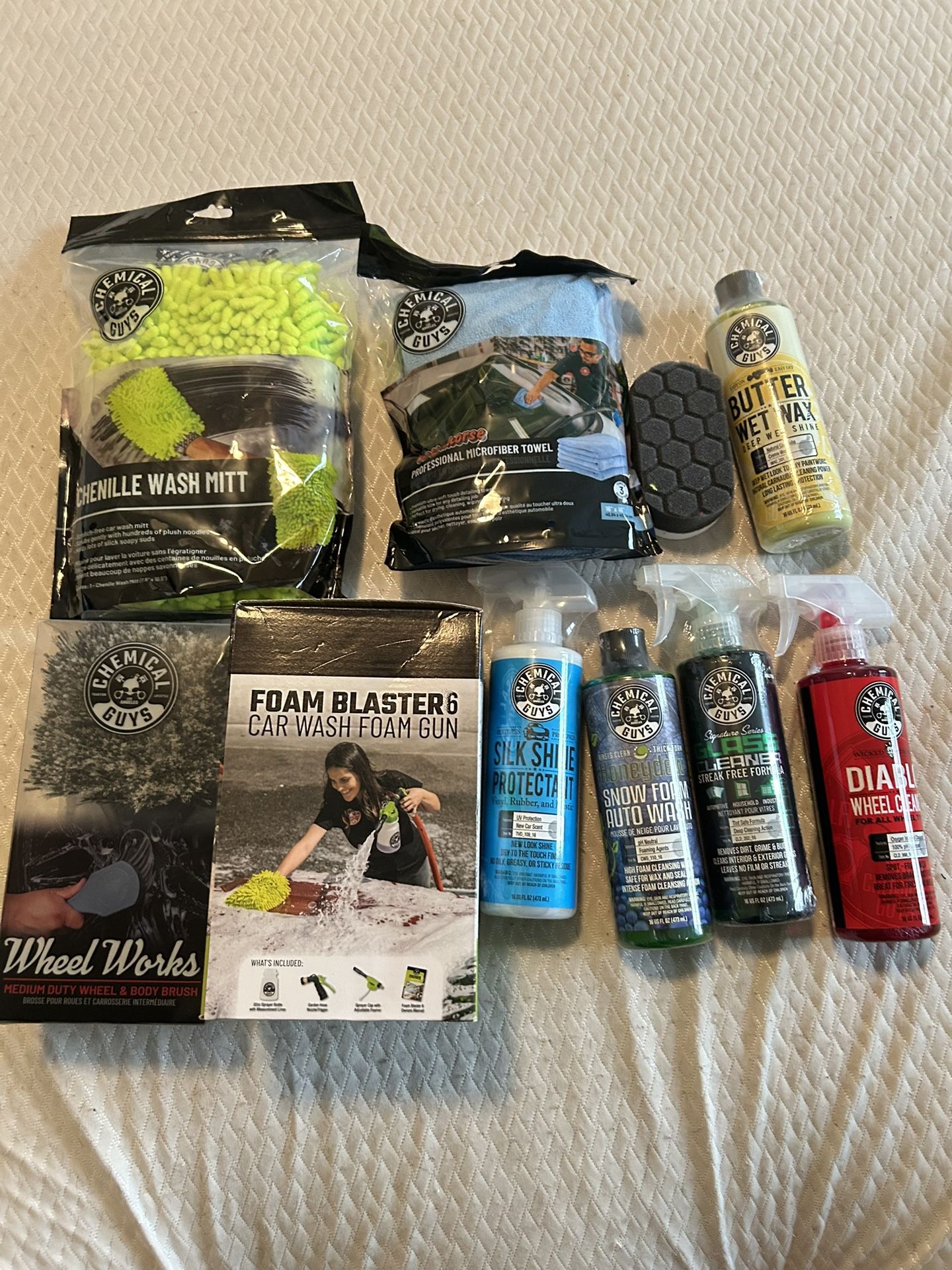 (NEW)Car detailing, chemical guy kit