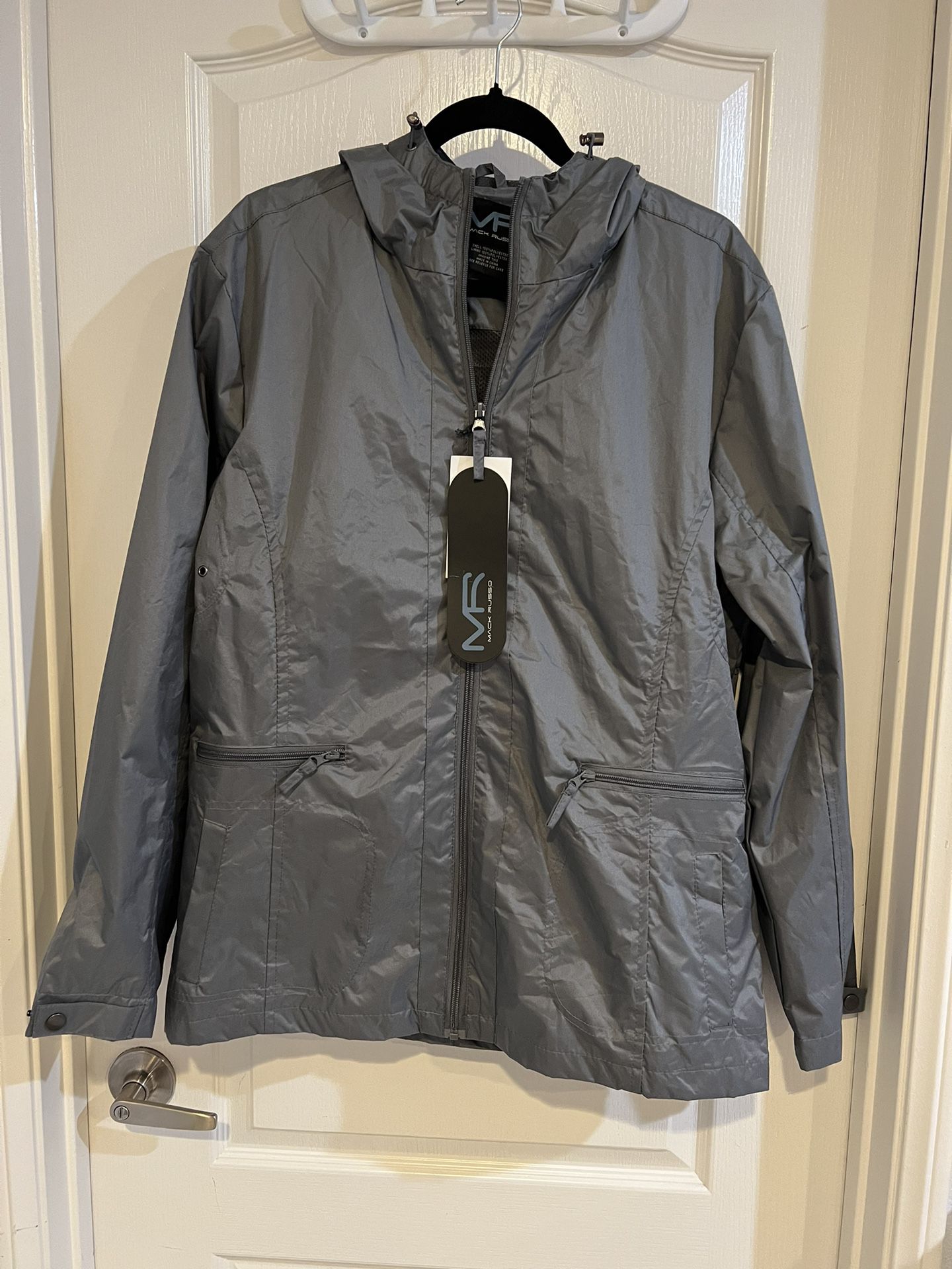 Men’s Mack Russo Gray Windbreaker Jacket