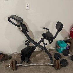 Black Workout Bike