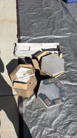 Hexagonal tiles 3 boxes